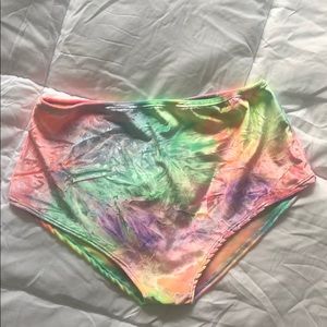 Tie Dye Velvet Rave Bottoms